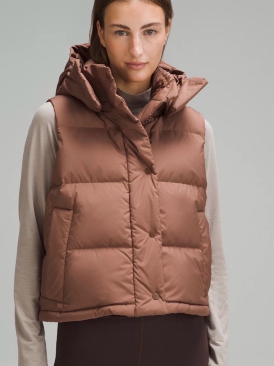 lululemon athletica Jackets & Blazers - lululemon wunderpuff vest roasted brown